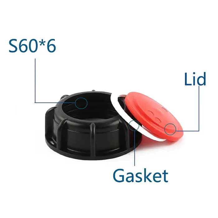Vanne à bille à filetage grossier 62/75/ 80mm à 60mm, adaptateur de Support de réservoir IBC, adapta
