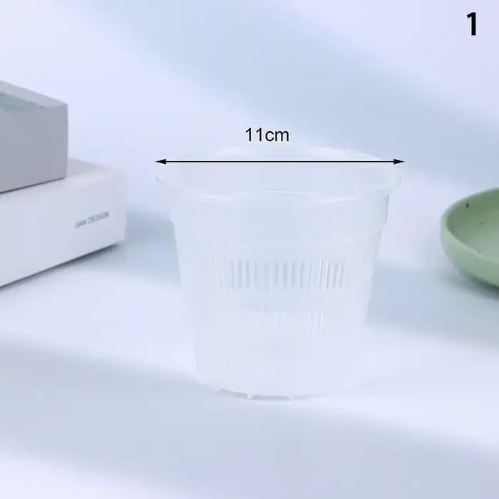 Pot de fleur spécial orchidée papillon avec trou latéral