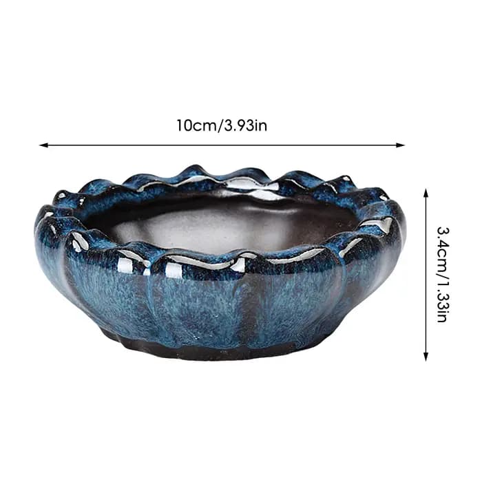 Pots de bonsaï en poterie de Style chinois avec trou de vidange, Pot de fleur succulente en céramiqu