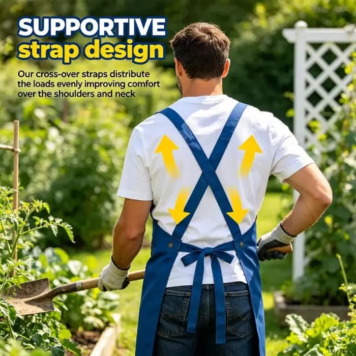 Tablier jardin avec tablier récolte poche pour le jardinage