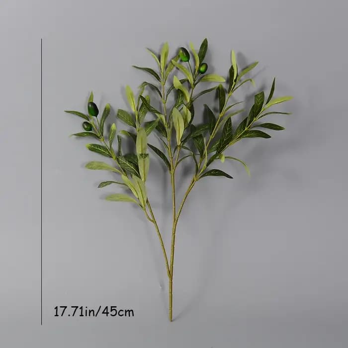 Branches d'olivier artificielles longues et hautes