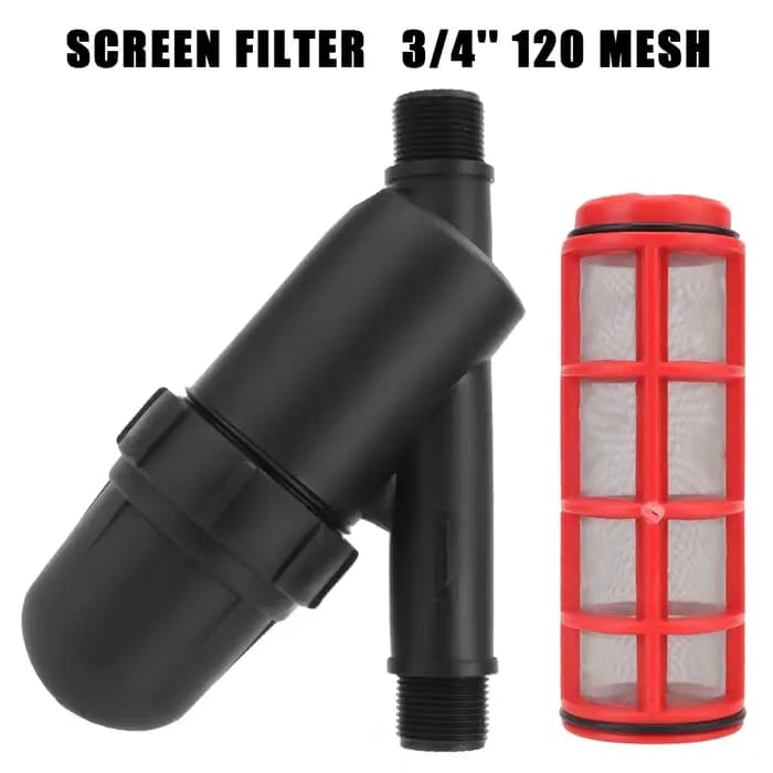 Pulvérisateur d'eau Pound 3/4 ", outils de fontaine d'irrigation goutte à goutte, filtre d'écran d'a