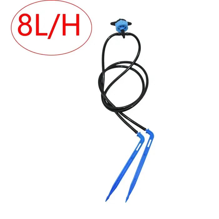 Système d'irrigation goutte pour assemblage de Distribution d'araignée de bonsaï avec flèche coudée à 2/4/4 voies