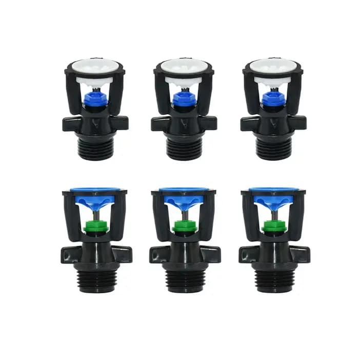 Arroseur rotatif de jardin avec support de buse, arrosage et d'argile de la pelouse de la ferme, fil