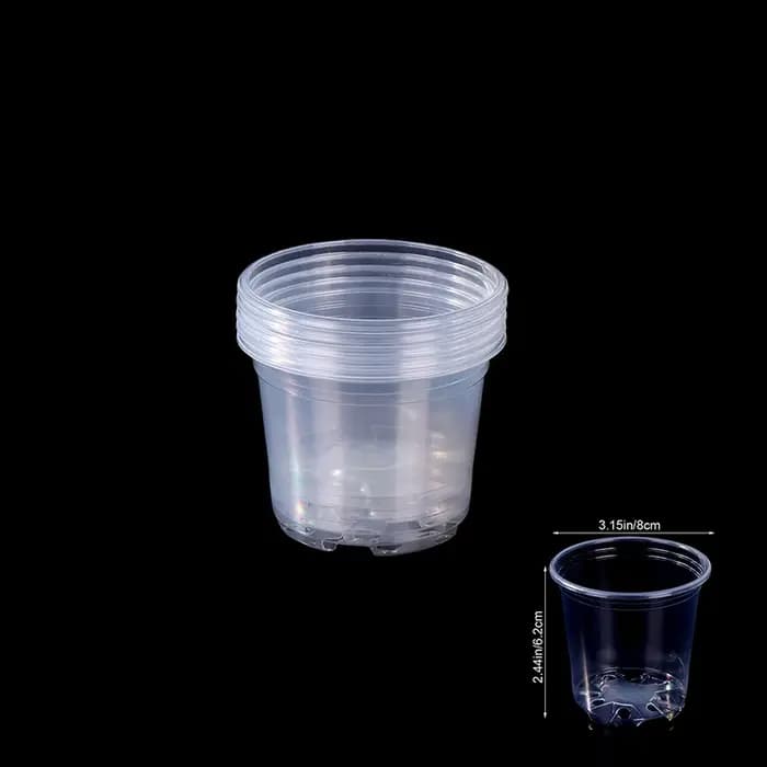 【TG】 5 pots de pépinière transparents de 3 à 6 pouces