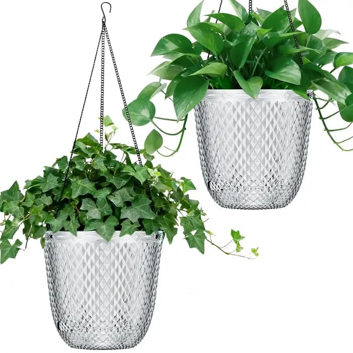 Lot de 2 pots auto-arrosants de 5