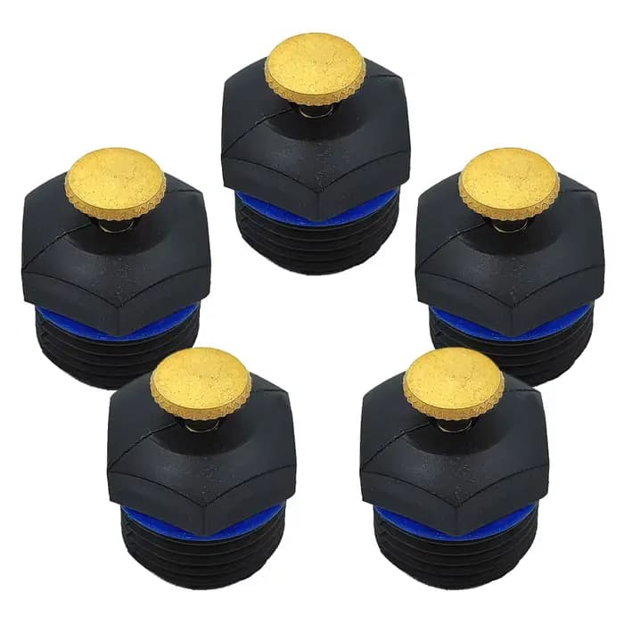 WUJIE 5 pièces 20mm arroseur d'arrosage réglable 1/2 ''filetage buse de pulvérisation jardin pelouse
