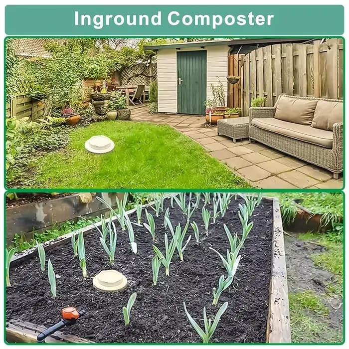 Bac de Compostage à Ver pour Petits Pots de Fleurs et Jardin, Tube de Compostage à Thé en PVC, Gain de Place, Entretien du Jardin et de la Pelouse, 1 Pièce