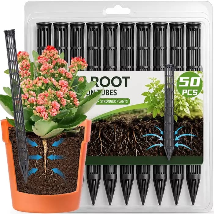 Tube d'aération pour Bonsaï – Tige de ventilation en plastique respirant pour drainage du sol