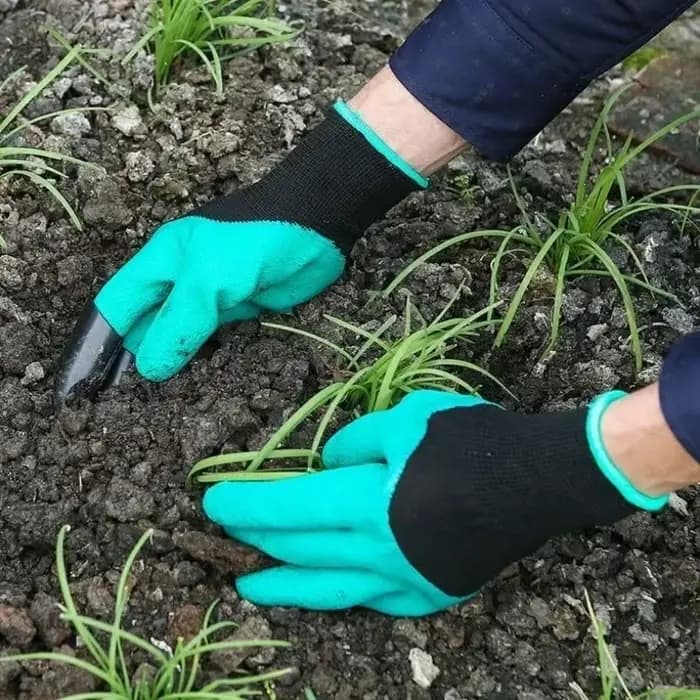 1-10 paires de gants de jardinage avec griffes