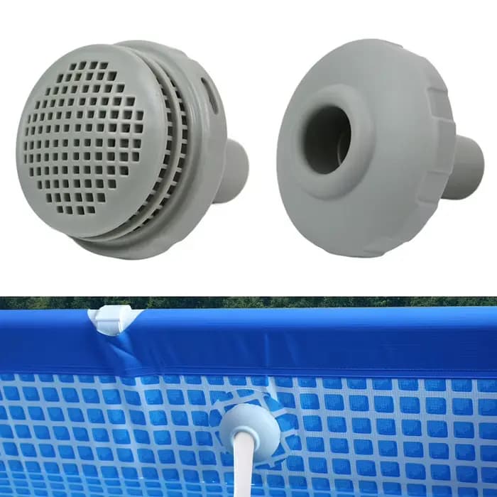Pour INTEX 32mm buse d'entrée d'écran de piscine connexion de tuyau 1.25 pouces Kit de remplacement