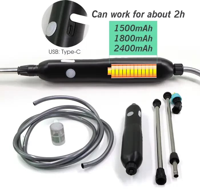 Pulvérisateur électrique portable, odorpulvérisateur, tube d'arrosage arc-en-ciel, outil d'irrigatio