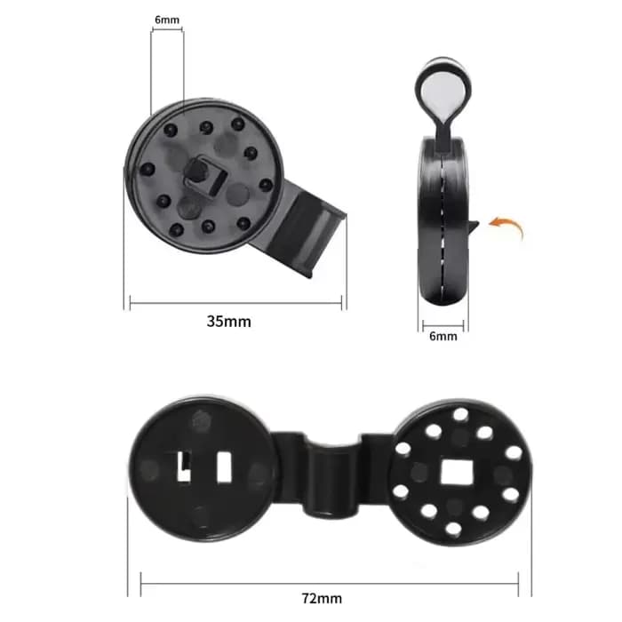 Clips en plastique pour auvent, clip de filet en tissu d'ombre extérieure, outils de jardin de campi