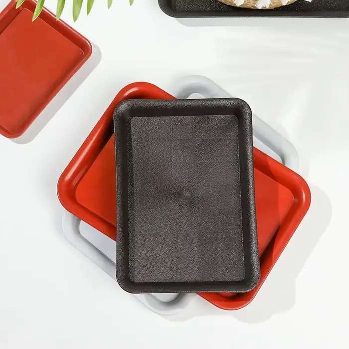 1 pièce, soucoupe rectangulaire en plastique pour pot de fleurs et plantes