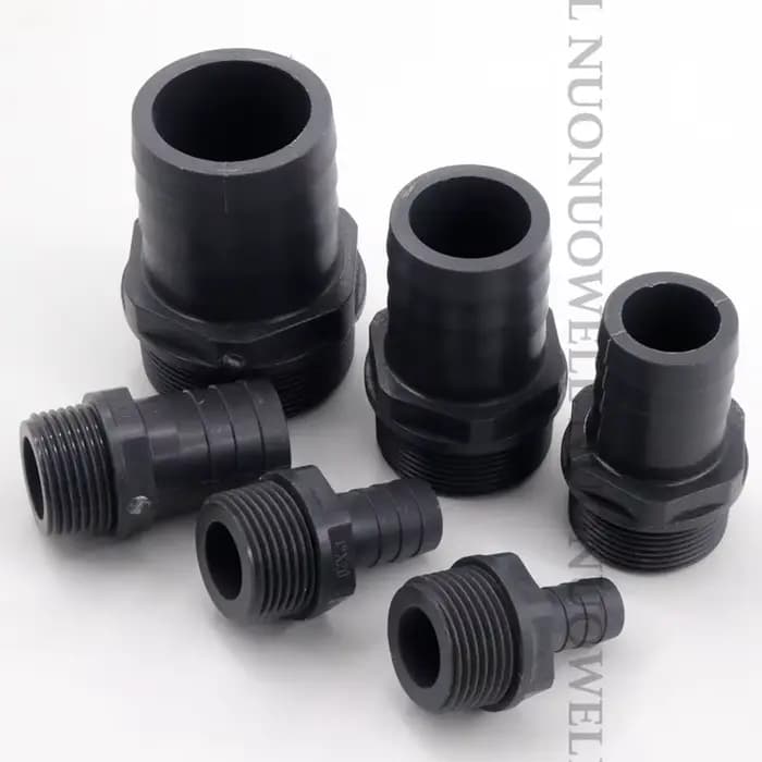 Connecteur de filetage mâle en plastique, pagode O.D 16 ~ 50mm à 1 "~ 2", raccords de tuyaux d'irrig