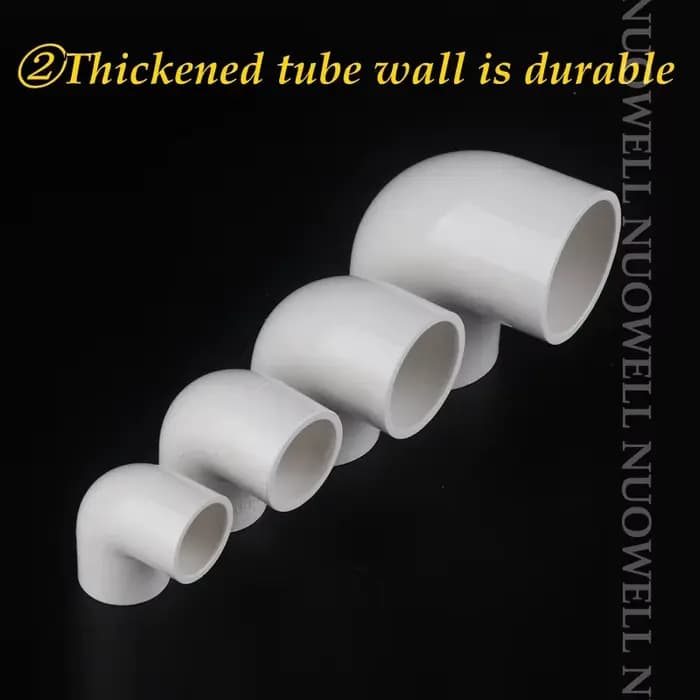 Connecteur coudé à 90 degrés en PVC, 20 25 32mm, 5 pièces/lot, outils de bricolage pour Aquarium, ad