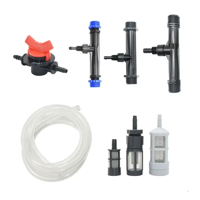 Kits d'injecteur d'engrais Venturi à filetage mâle de 1 pouce et 1.5 pouces, système d'irrigation ag