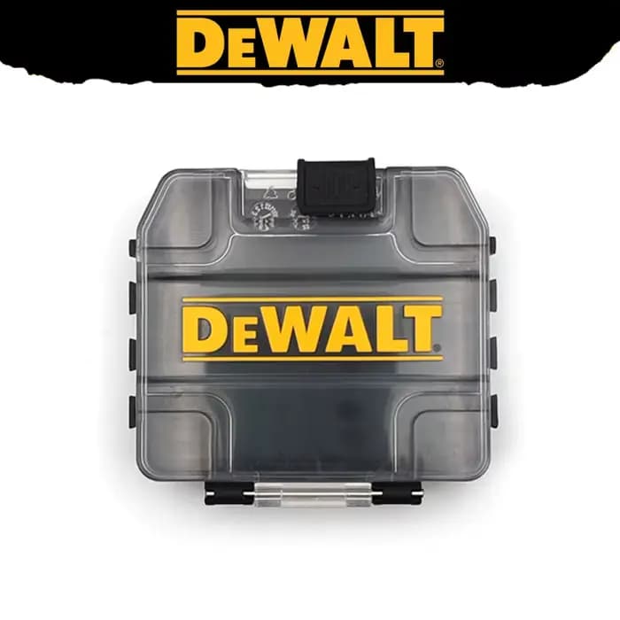 DEWALT Original TSTAK noir petit/moyen outil accessoires boîte de rangement ensemble en plastique ro