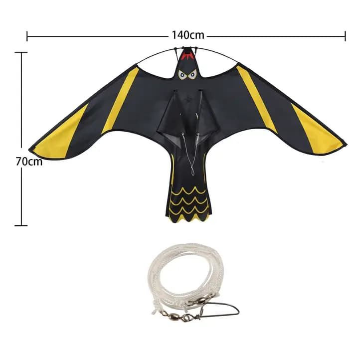 Répulsif pour oiseaux, faucon volant, cerf-volant, épouvantail, décoration extérieure, lutte antipar