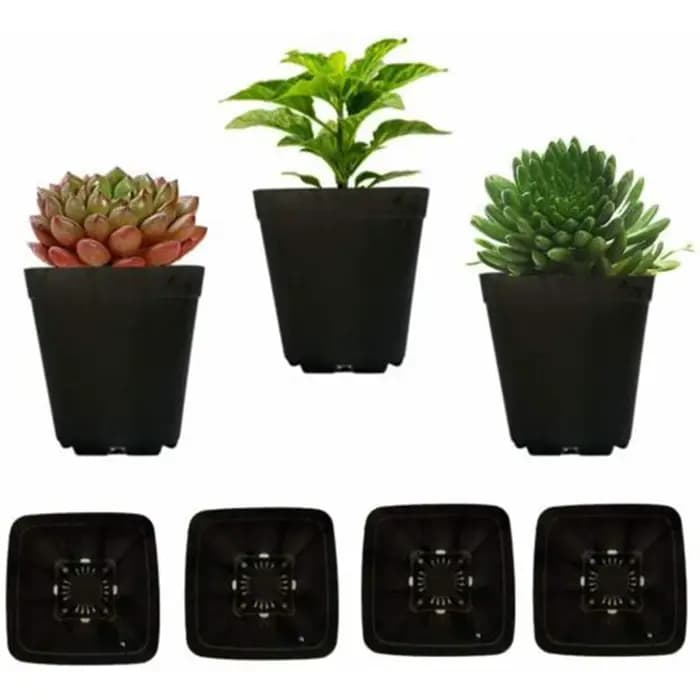 10 pièces jardinage Mini coloré Multi carré pépinière Pots de fleurs plantes vertes succulentes Pot de plante avec plateau décoration de la maison
