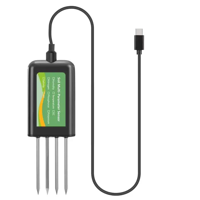 Capteur de sol YAGO 8 en 1 pour l'agriculture pH EC testeur d'humidité NPK Android/HarmonyOS USB com