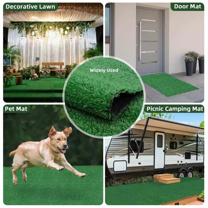 Gazon Élde simulation de prairie, mousse de pelouse, faux polymère vert, tapis de bricolage, micro p