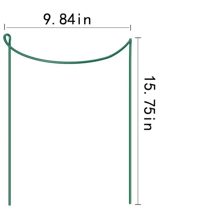 Piquet de Support pour plantes, Cage à anneau métallique pour culture de légumes, Support réglable p