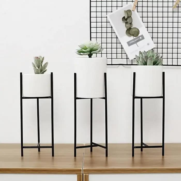 Kit de support de fleur en céramique, vase de plantation d'eau, céramique de style nordique, pot de