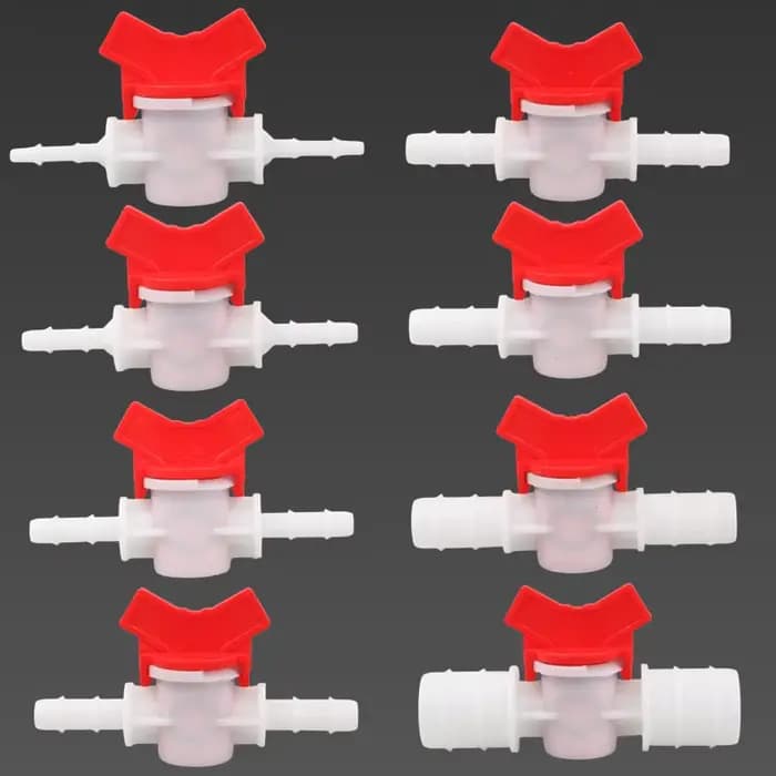 Robinet à Bille POM de 4 ~ 25mm pour Système d'Irrigation Goutte à Goutte, Joint de Tuyau, Connecteu