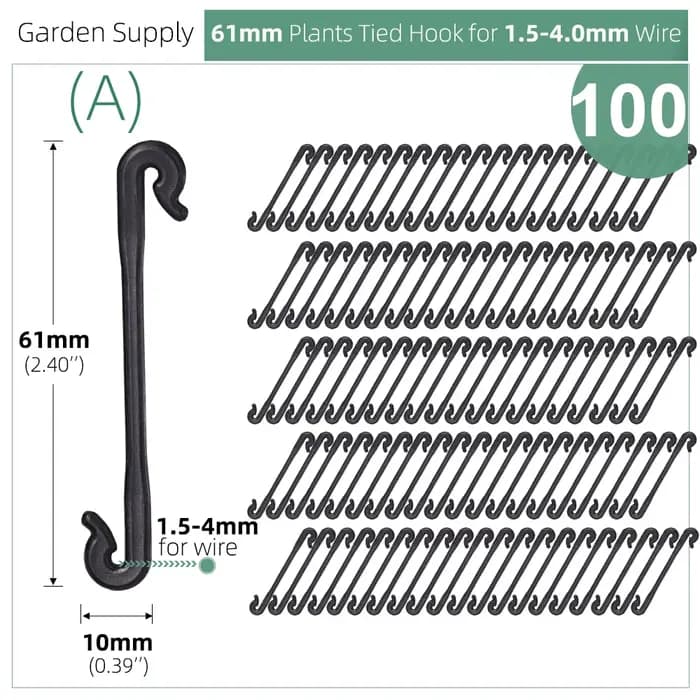 Clips fixes pour plantes de jardin