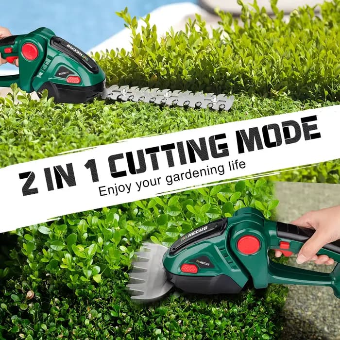 Makita-Tondeuse à Gazon Électrique Sans Fil 2 en 1