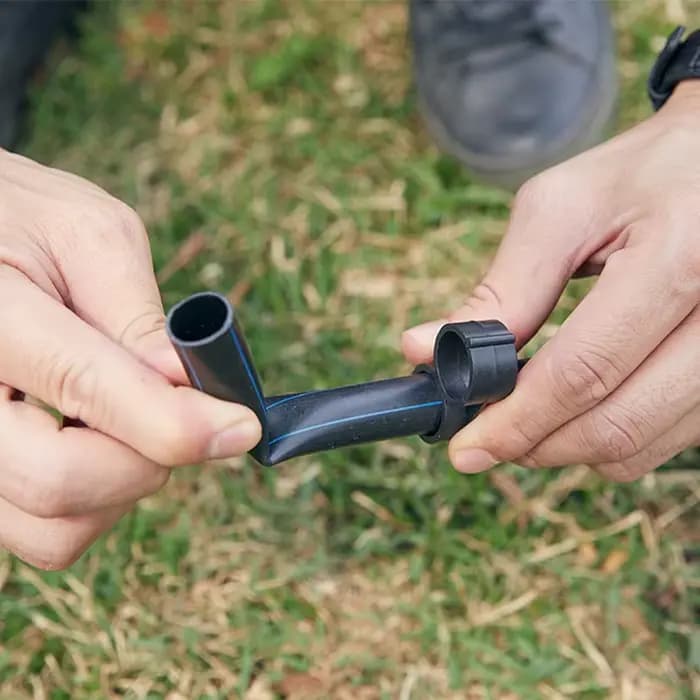 Bouchon d'extrémité pliant de 16mm, 20 pièces, coupure du débit d'eau, tuyau d'irrigation de jardin
