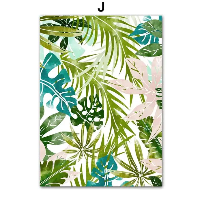 Affiche et imprimés d'illustration abstraite de plantes de fleurs de fruits de citron de jardin