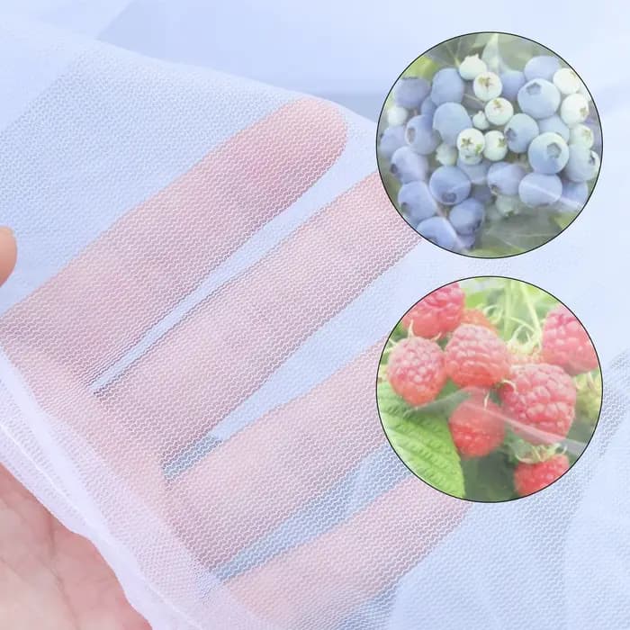Housse de protection en maille pour plantes, 1 pièce, cordon respirant avec fermeture éclair, filet