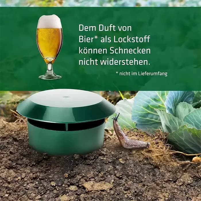 Piège à escargots de haute qualité, 5 pièces, durable, cage en plastique sûre pour légumes, fleurs,