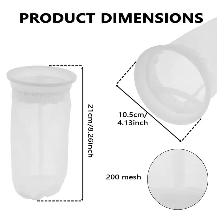 Filtre à eau de pluie multifonctionnel pour ventilation, filtre en nylon précieux respirant, couverc