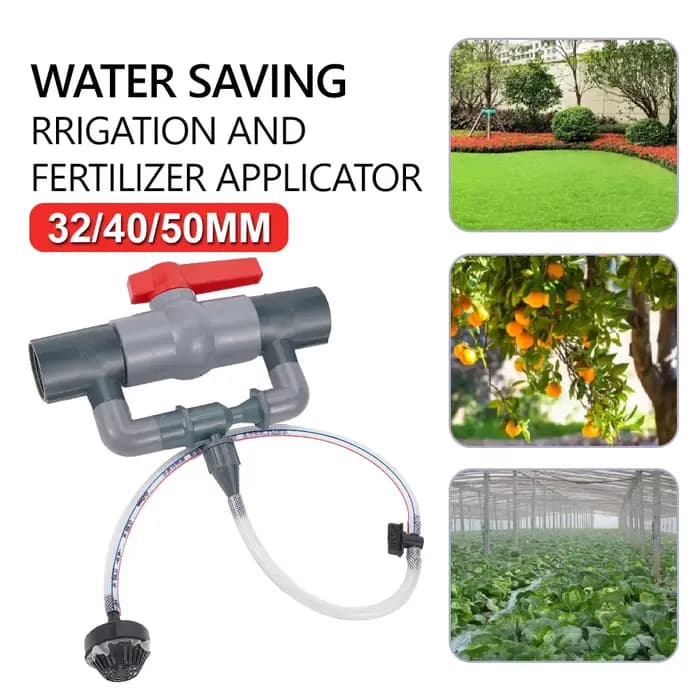32/40/50mm automatique Venturi engrais injecteur interrupteur filtre Tube d'eau dispositif Kit d'arr