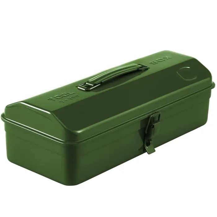 Boîte à outils Portable, boîtes de rangement d'outils en métal avec fermeture à loquet et poignée, b