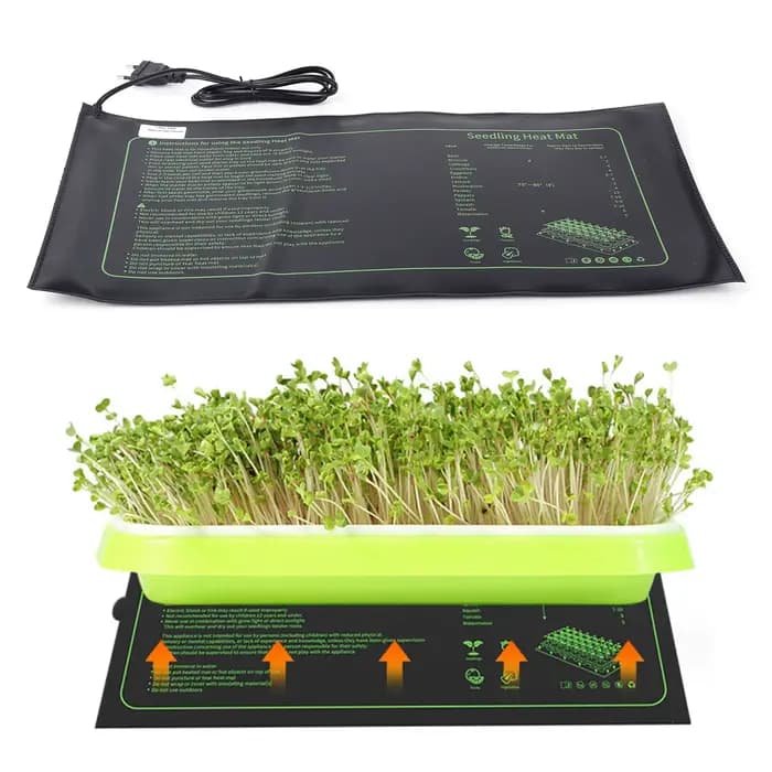 Tapis chauffant pour semis, pour jardinage intérieur de la maison, plante de démarrage des graines, coussin chauffant, Germination chaude, hydroponique, étanche, prise ue