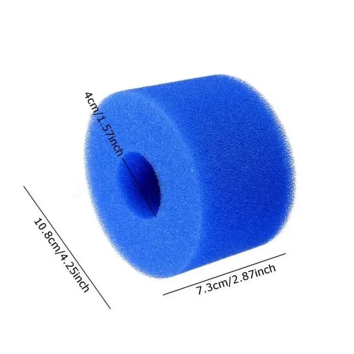 Cartouche filtrante pour jacuzzi en mousse lavable et réutilisable