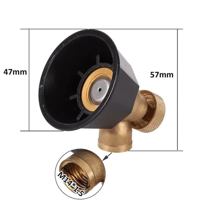 Buse de pulvérisation d'eau pour jardinage, arrosage, irrigation, pulvérisation à vortex d'air, arro