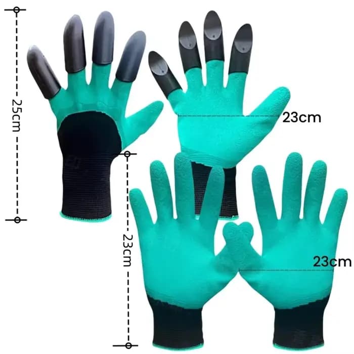 Gants de jardin avec griffes - Excavez