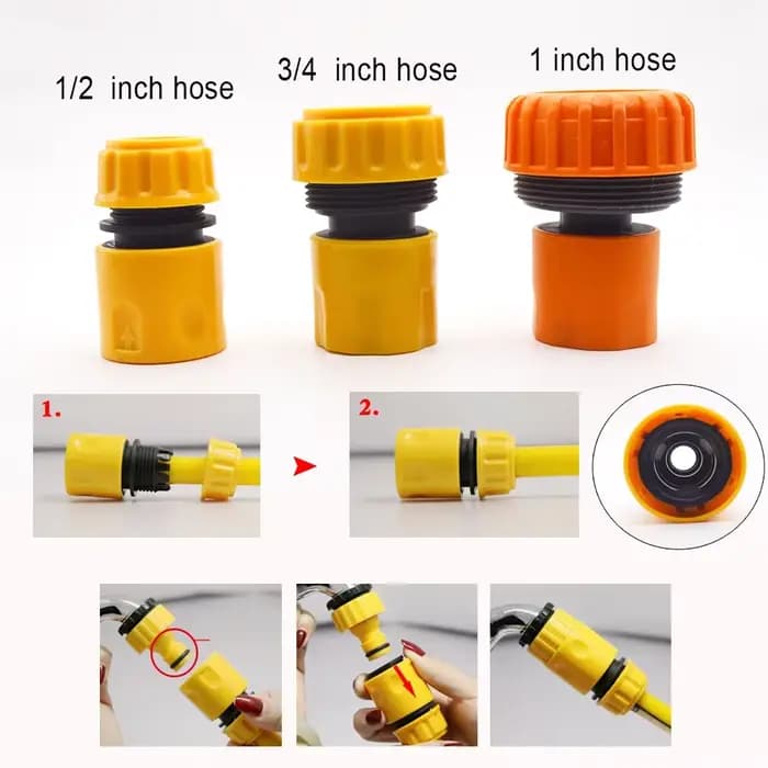 Accessoires de jardinage en PVC pour l'extérieur, adaptateur de connecteur de tuyau de jardin de voi