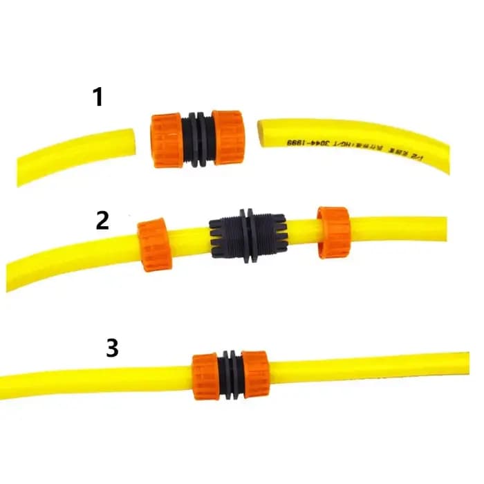 Connecteur de tuyau d'arrosage 1/2 "3/4" 1 "pouces, coupleur de tuyau, connecteur d'arrêt d'eau 12mm