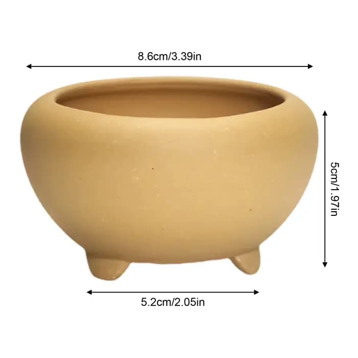 Pot de fleurs succulentes en grès pour la maison, plantes et fleurs élégantes pour les amateurs de jardin, cadeau pour amoureux