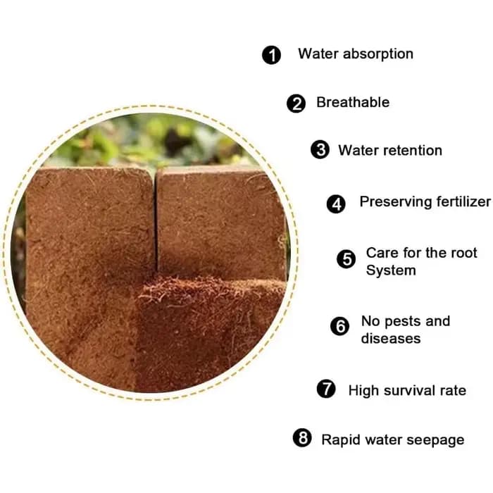 Sol nutritif de culture biologique sans sol, 600g, haute rétention et Ventilation d'eau pour le jardinage, sac pour plantes de graines