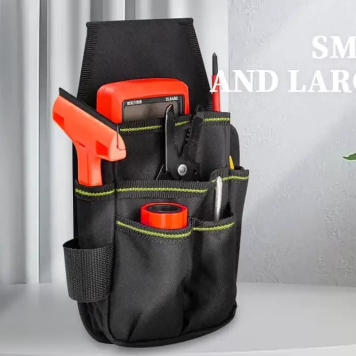 Ceinture porte-outils, petite pochette à outils avec clip ceinture