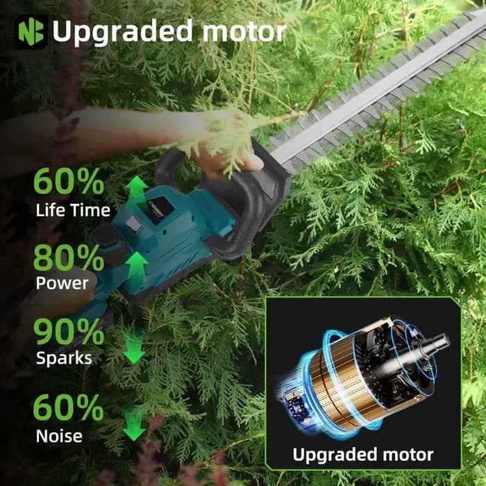 NEWBENY Taille-haie électrique 3000 tr/min 530 mm