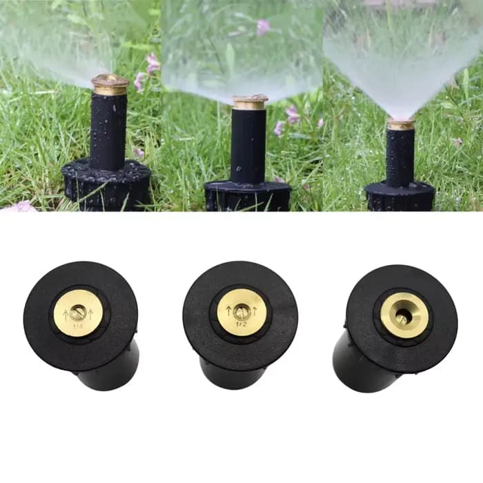Arroseur Popup pour pelouse et jardin, 90/180/360 degrés, buse de réfraction agricole pour l'arrosag