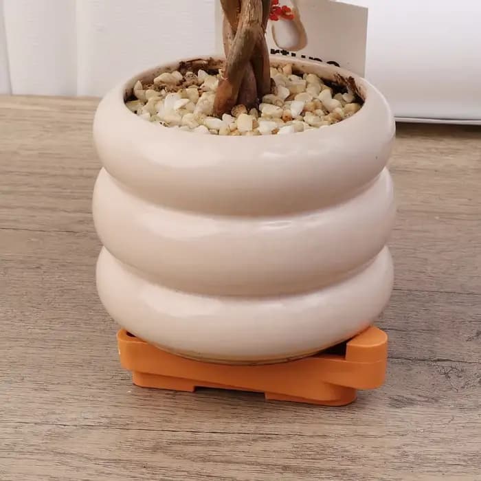 Pot de fleur surélevé, Ventilation des pieds, Base Anti-rot, coussinet de pied, plateau triangulaire respirant, outil de plantation en Pot de jardin, 10/5 pièces